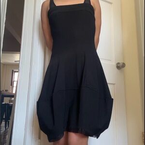 Vintage Marithe Francois Girbaud Black Bubble Dress